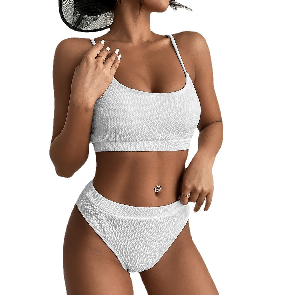 Bequemer High-Waist-Bikini von WolffMode