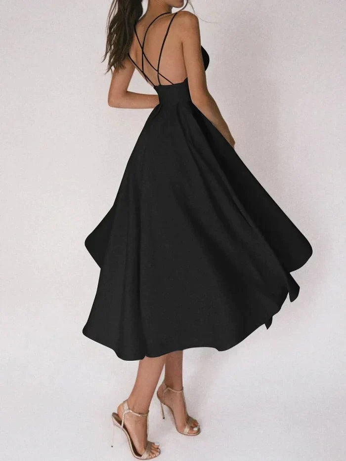 Damen-Kleid von WolffMode mit V-Ausschnitt