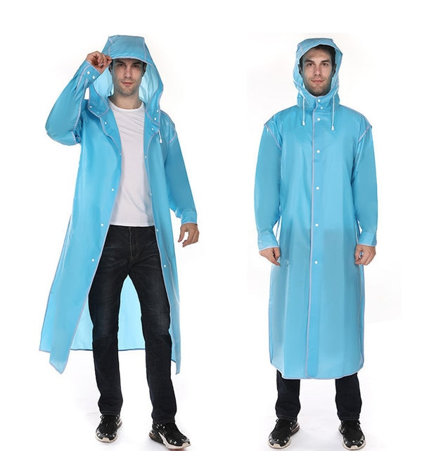 Bleiben Sie trocken und bequem mit dieser Unisex-Regenjacke.