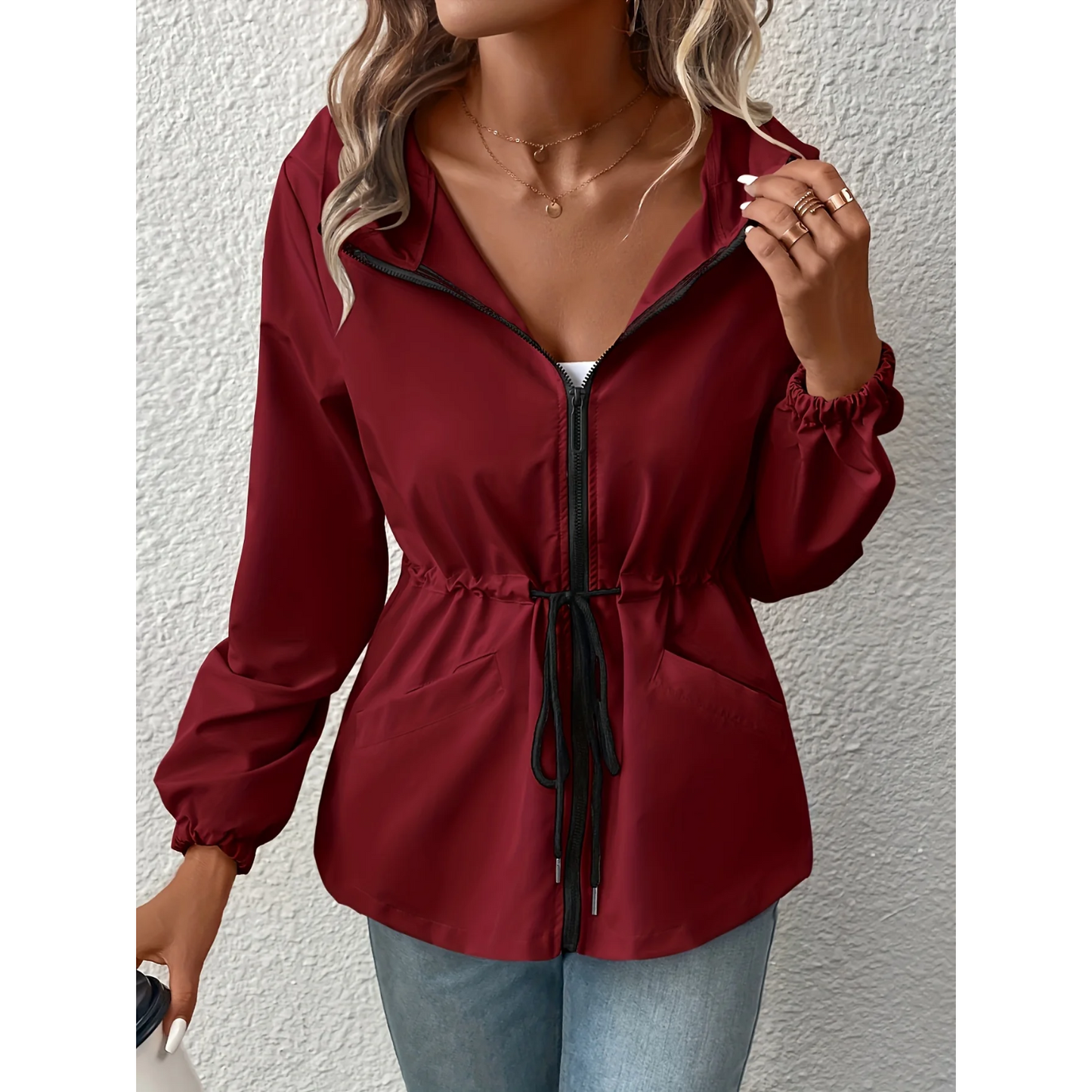 Eleganter Trenchcoat mit Reißverschluss von WOLFFMODE