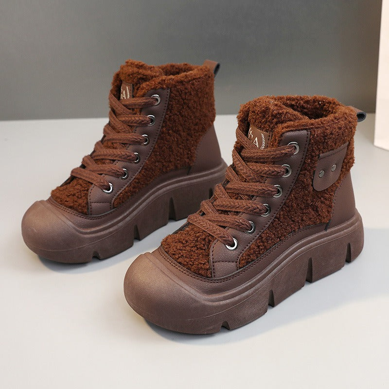 WOLFFMODE High-Shaft Lace-Up Boots