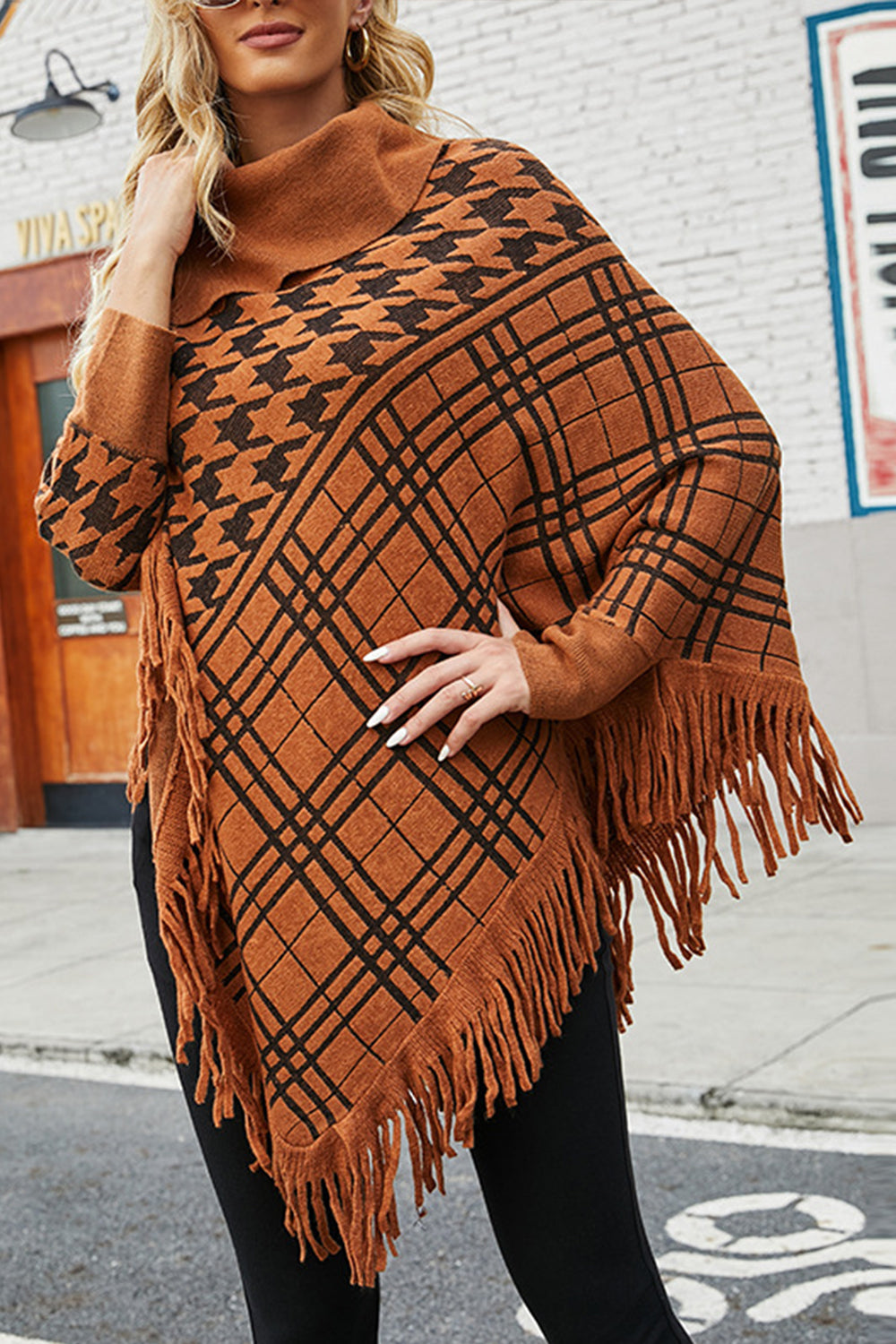 Woven Fringe Scarf by WOLFFMODE