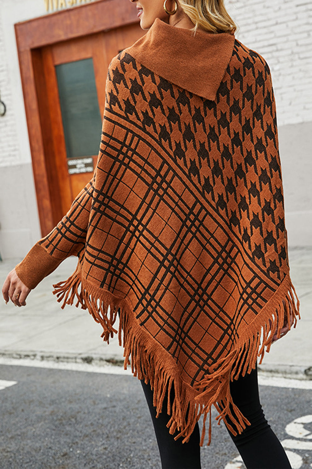 Woven Fringe Scarf by WOLFFMODE