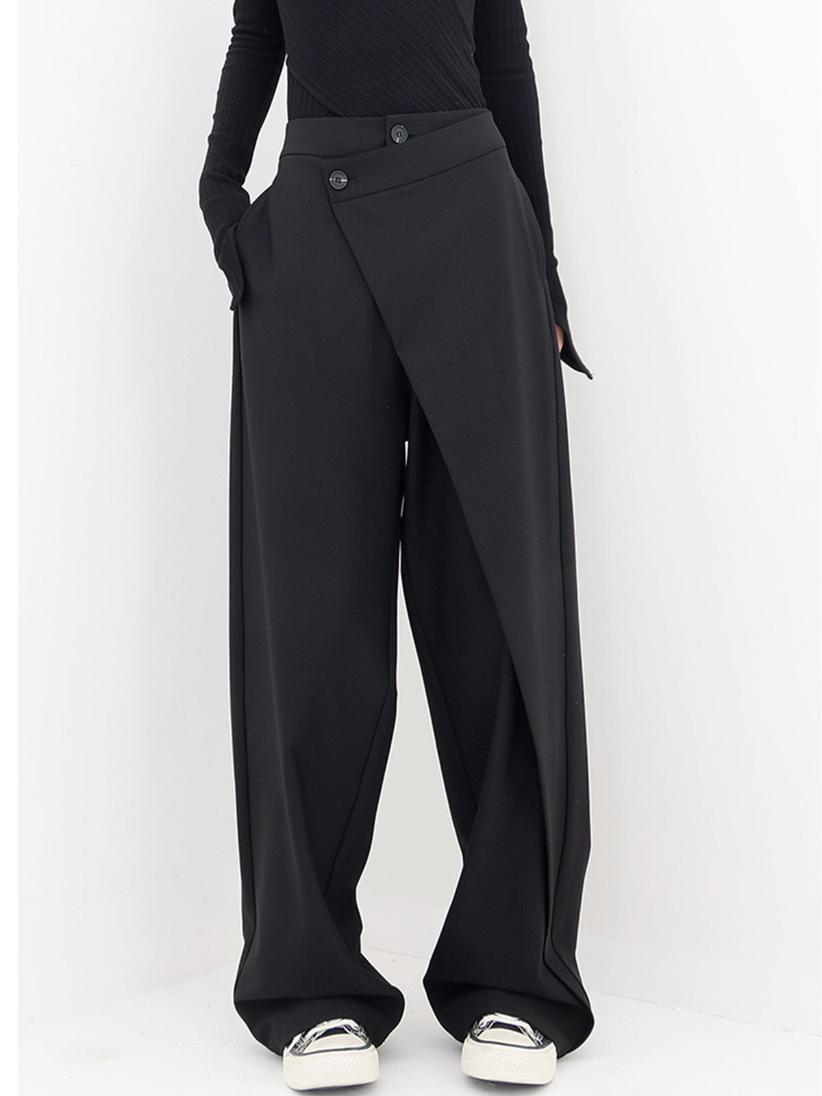 Maya™: Asymmetrical Baggy Trousers