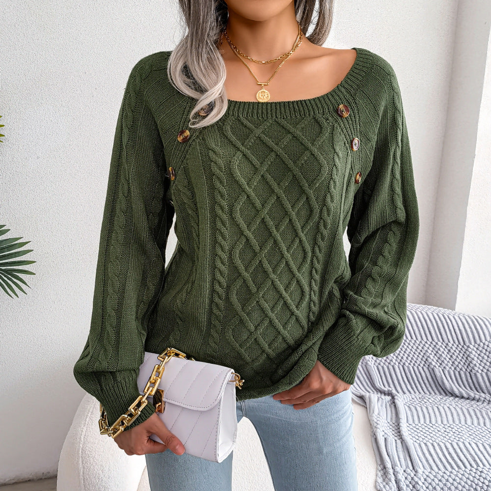 Zuri™ Pullover: Quadratischer Ausschnitt