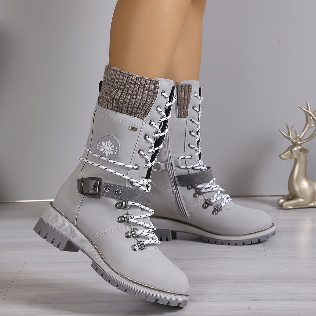 Wolffmode Elegant Knitted Thermal Boots