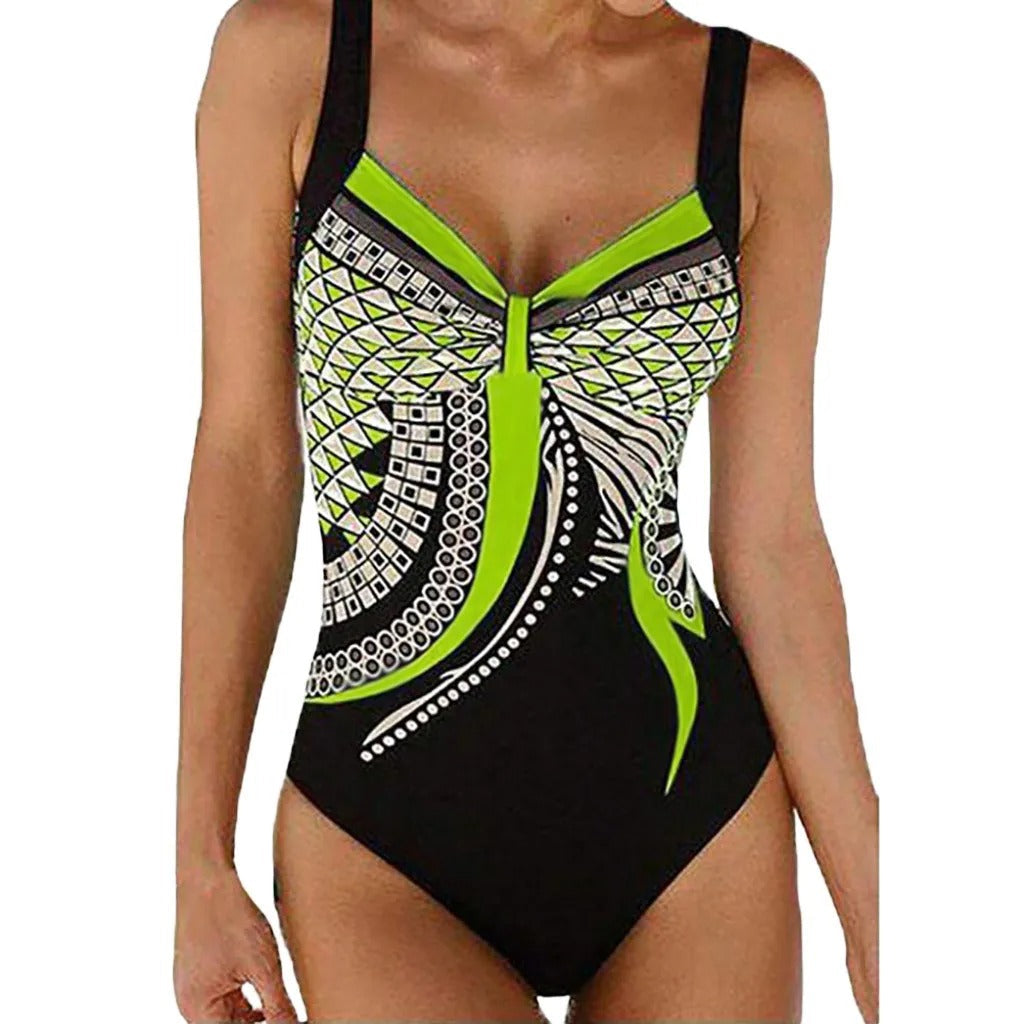 WOLFFMODE Swimsuit with Graphic Print