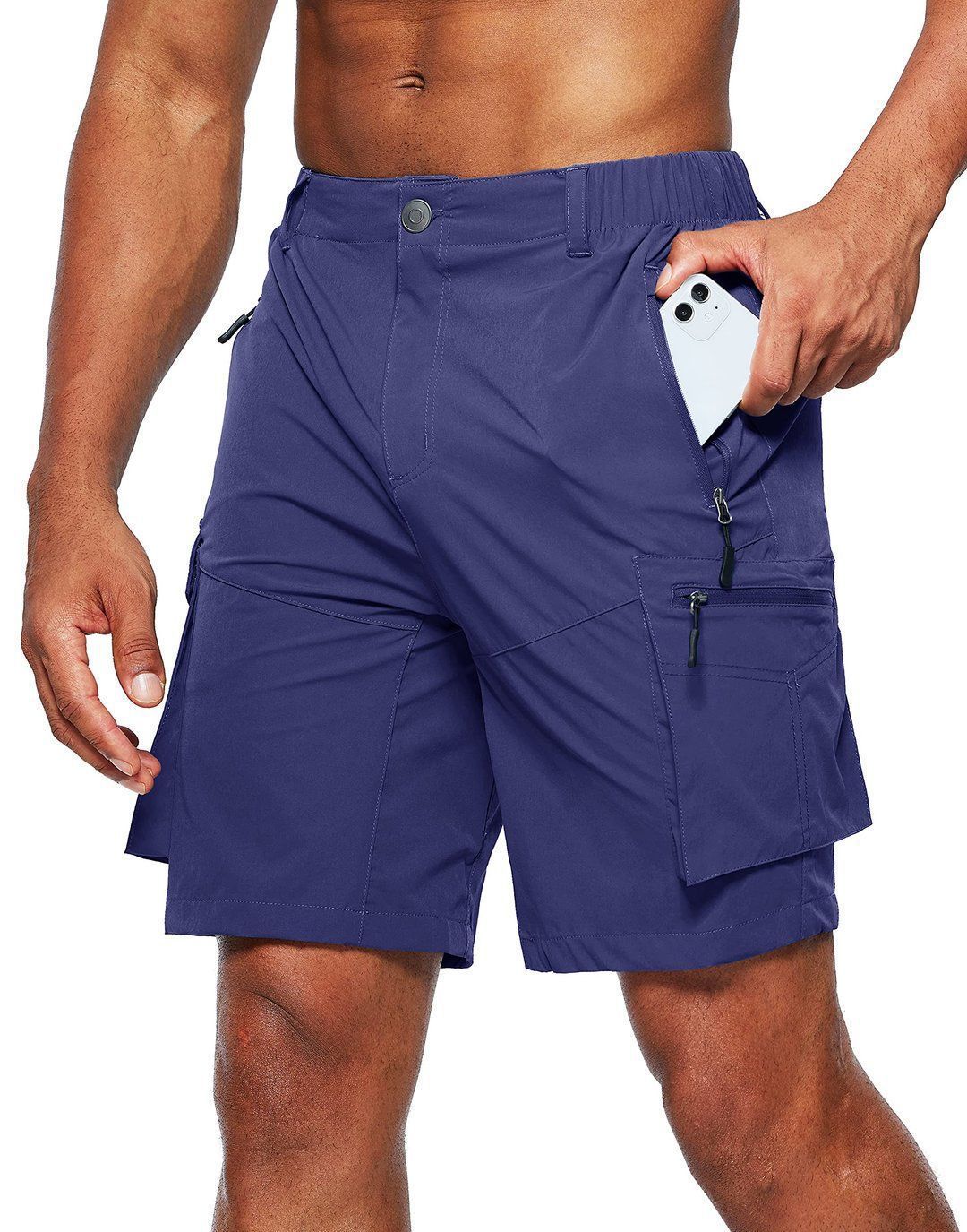 Mehrzweck-Cargoshorts mit vielen Taschen