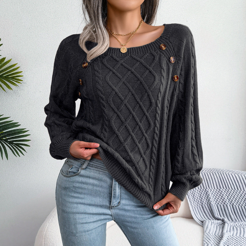 Zuri™ Pullover: Quadratischer Ausschnitt