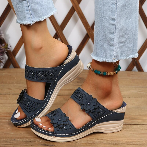 WolffMode Orthopedic Flower Sandals