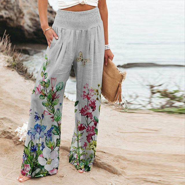 Stylish Caroline® Flower Pants