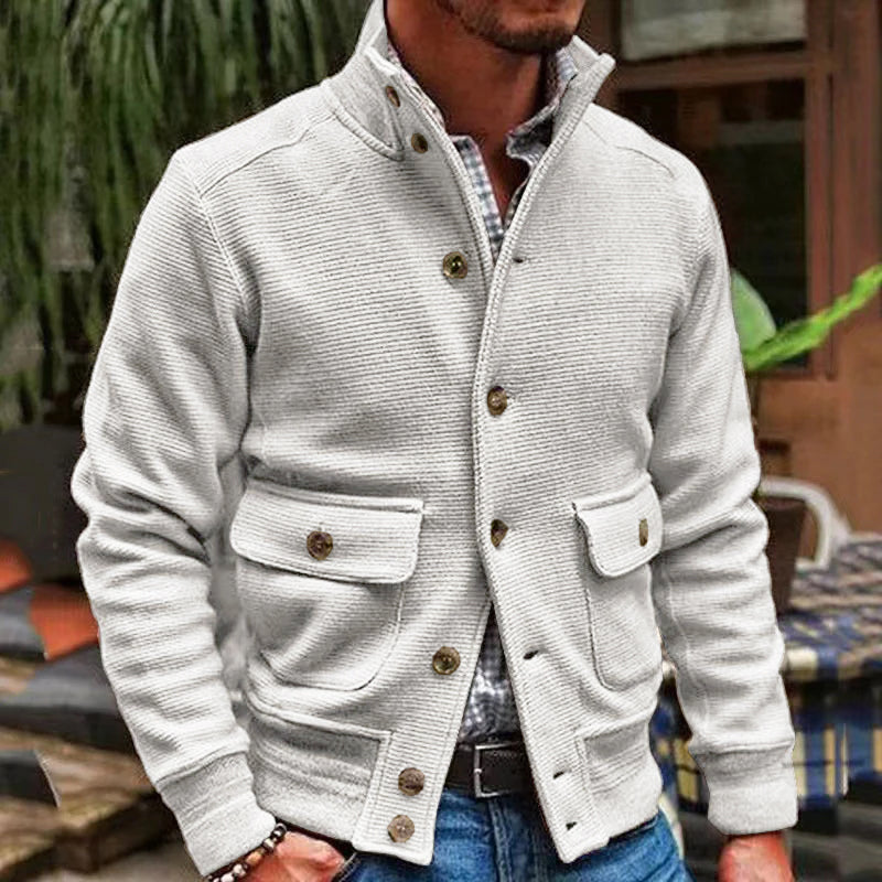 WolffMode Fashion Jacket with Stand-up Collar