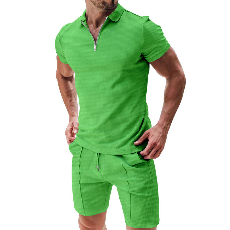 WolffMode-Set Short-Sleeved Shirt and Shorts