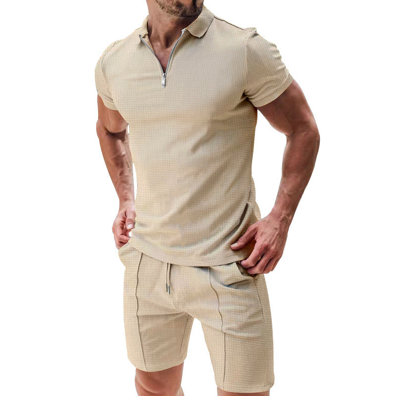 WolffMode-Set Short-Sleeved Shirt and Shorts