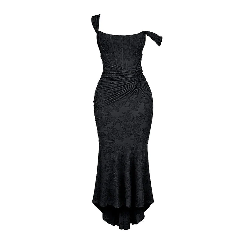 Maxikleid mit Blumenkorsett