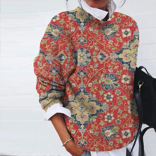 Wolffmode: Stylish Printed Pullover