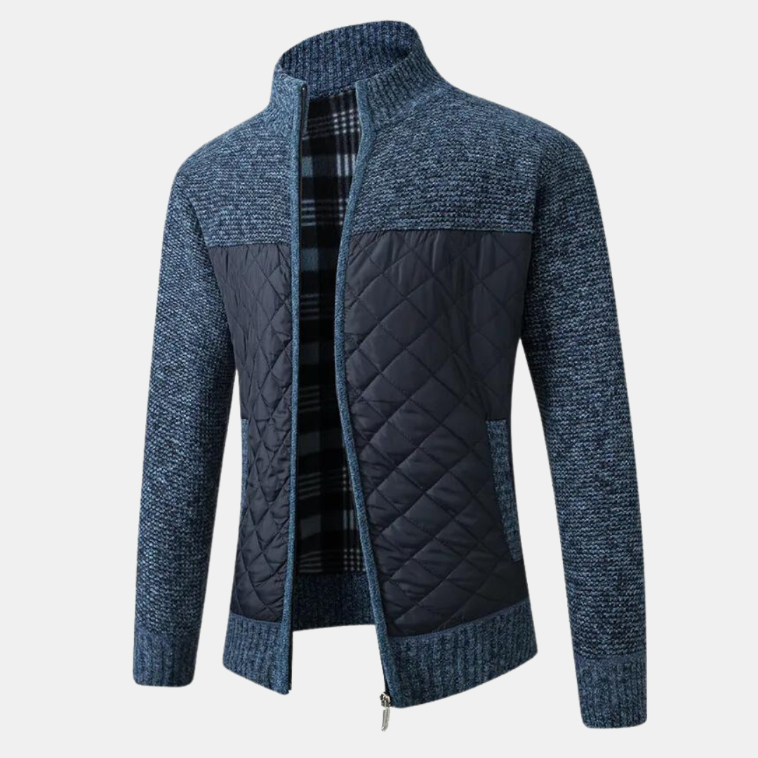 Hochgeschlossener Cardigan