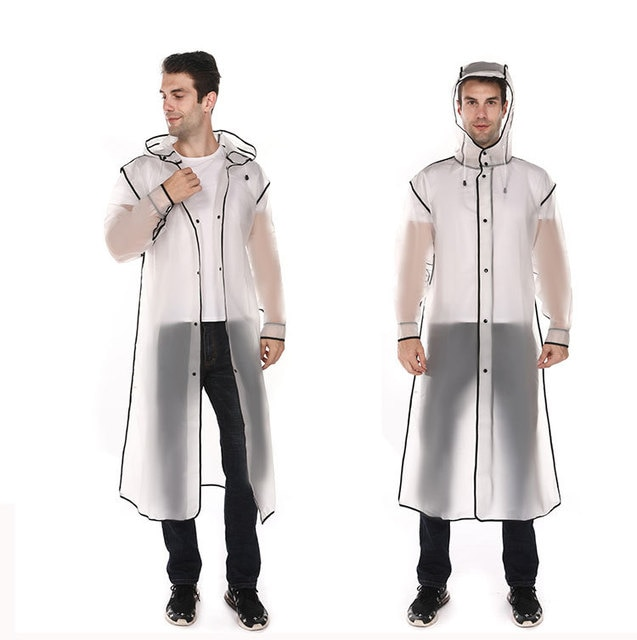 Bleiben Sie trocken und bequem mit dieser Unisex-Regenjacke.