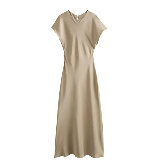 Elegantes Satin-Midikleid Sophia™