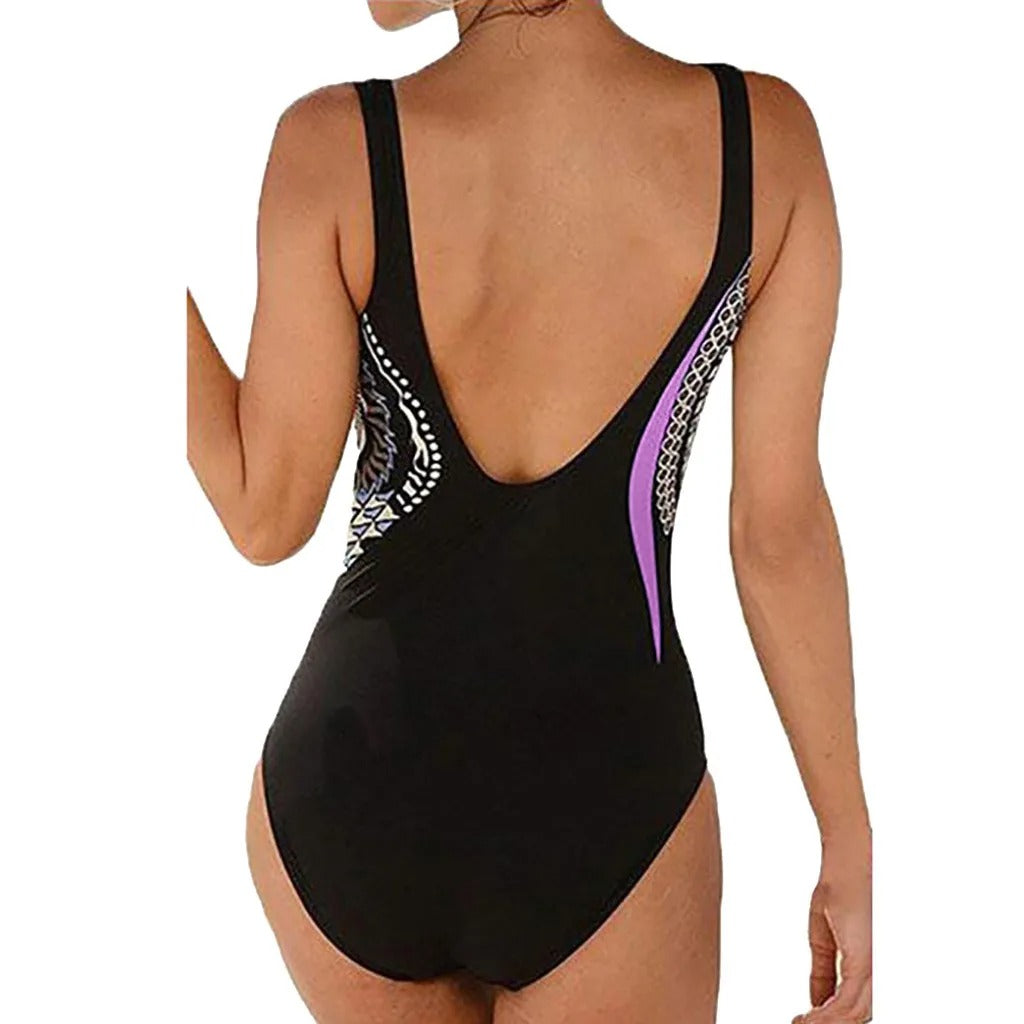 WOLFFMODE Swimsuit with Graphic Print