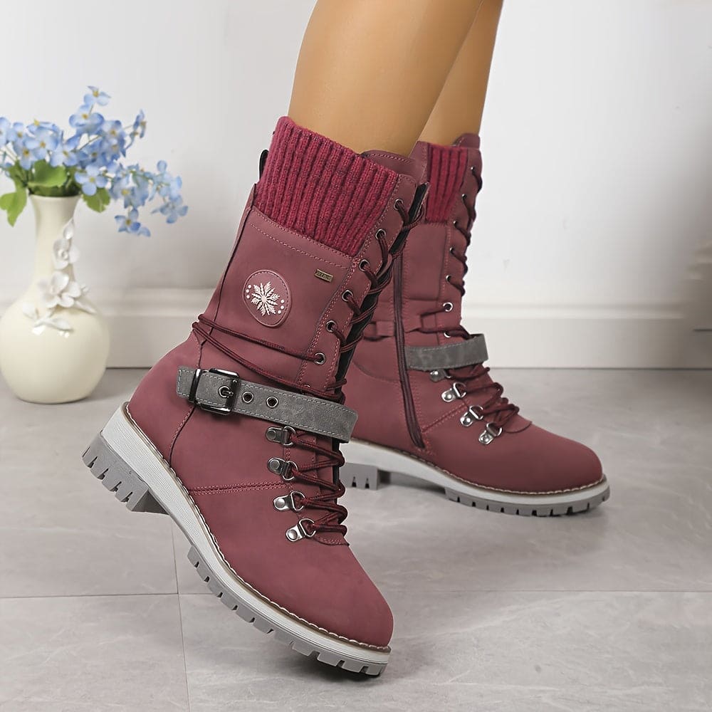 Wolffmode Elegant Knitted Thermal Boots