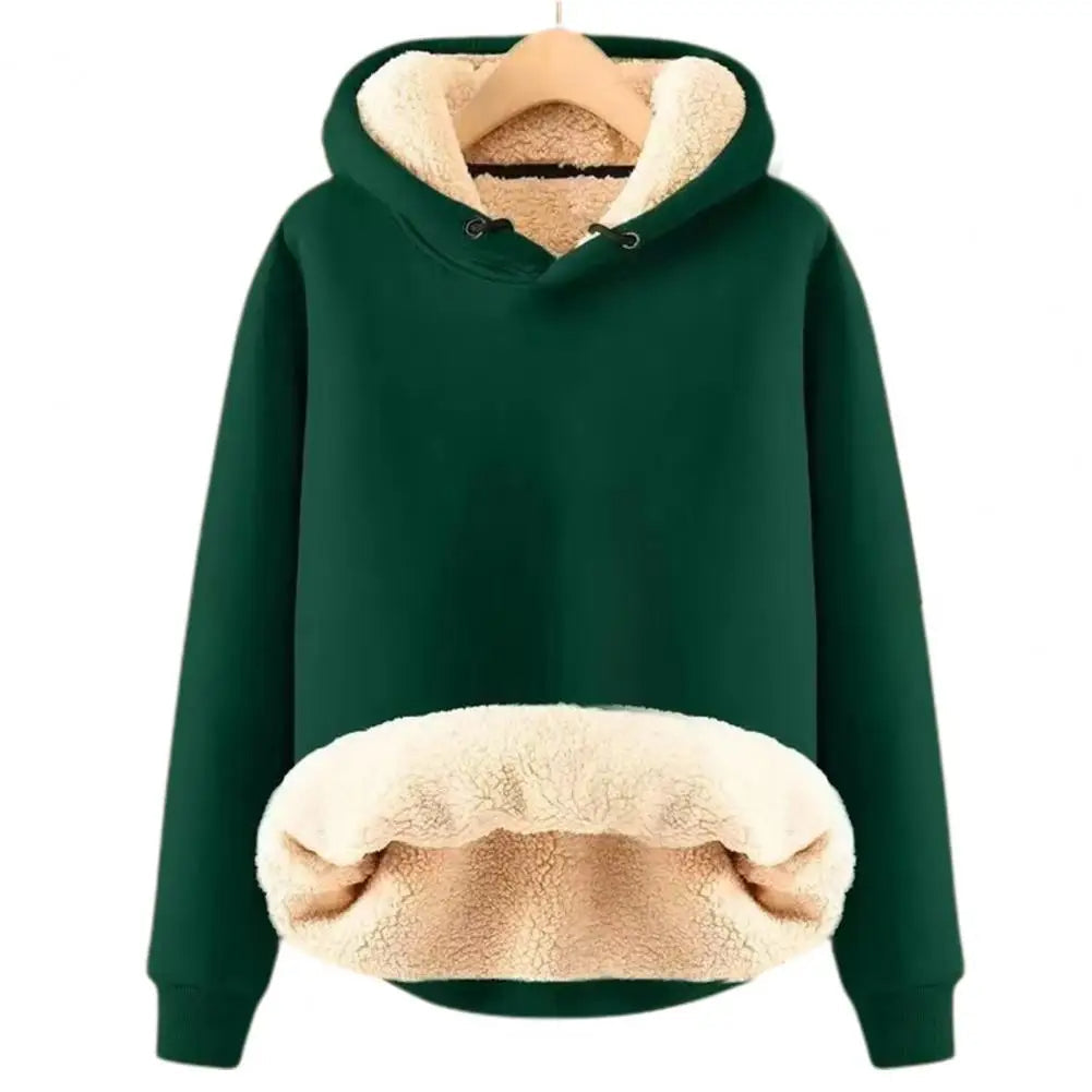 Kapuzenjacke aus Sherpa-Fleece