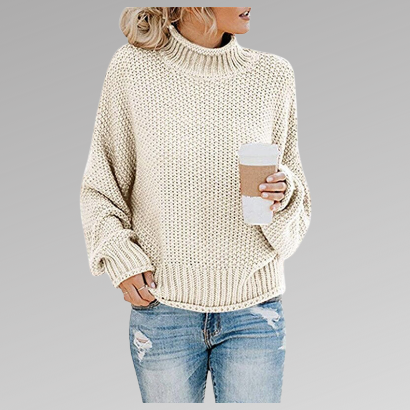 Wunderschöner Pullover aus grober Strickware