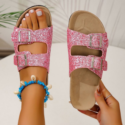 Wolffmode Glitter Sandals