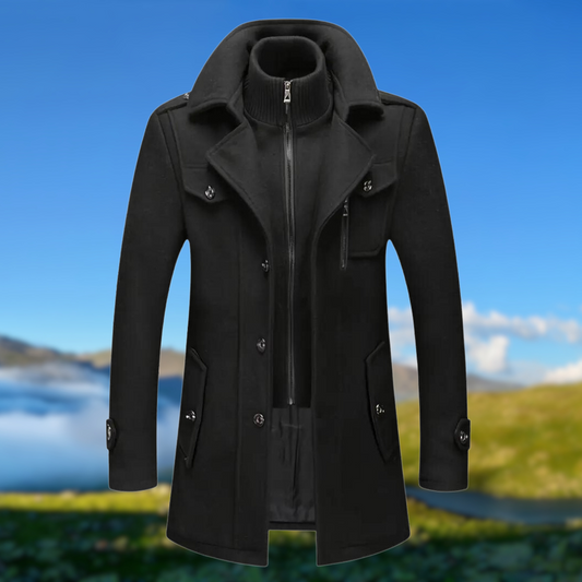 Doppelkragenjacke