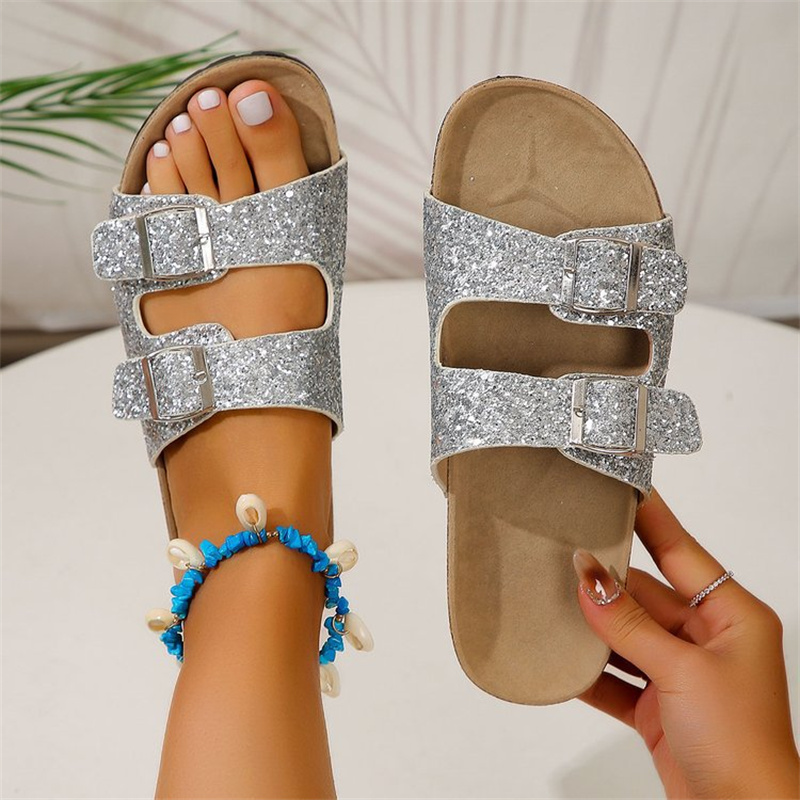 Wolffmode Glitter Sandals