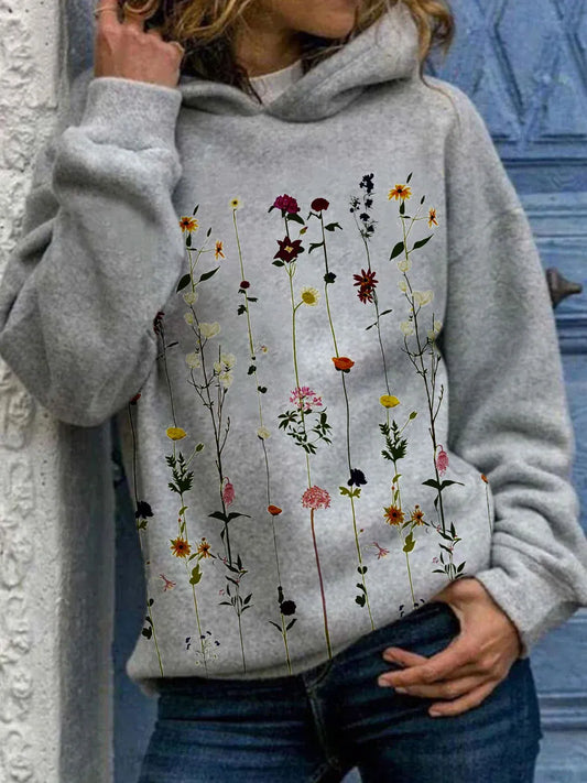 Blumen-Hoodie von WOLFFMODE