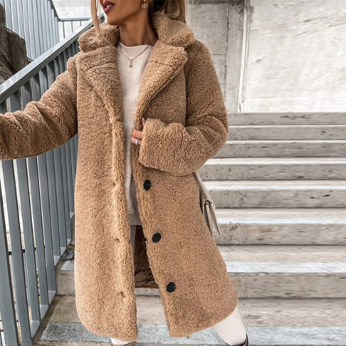 Elegante, weiche Wolffmode Jacke für täglichen Komfort und Stil