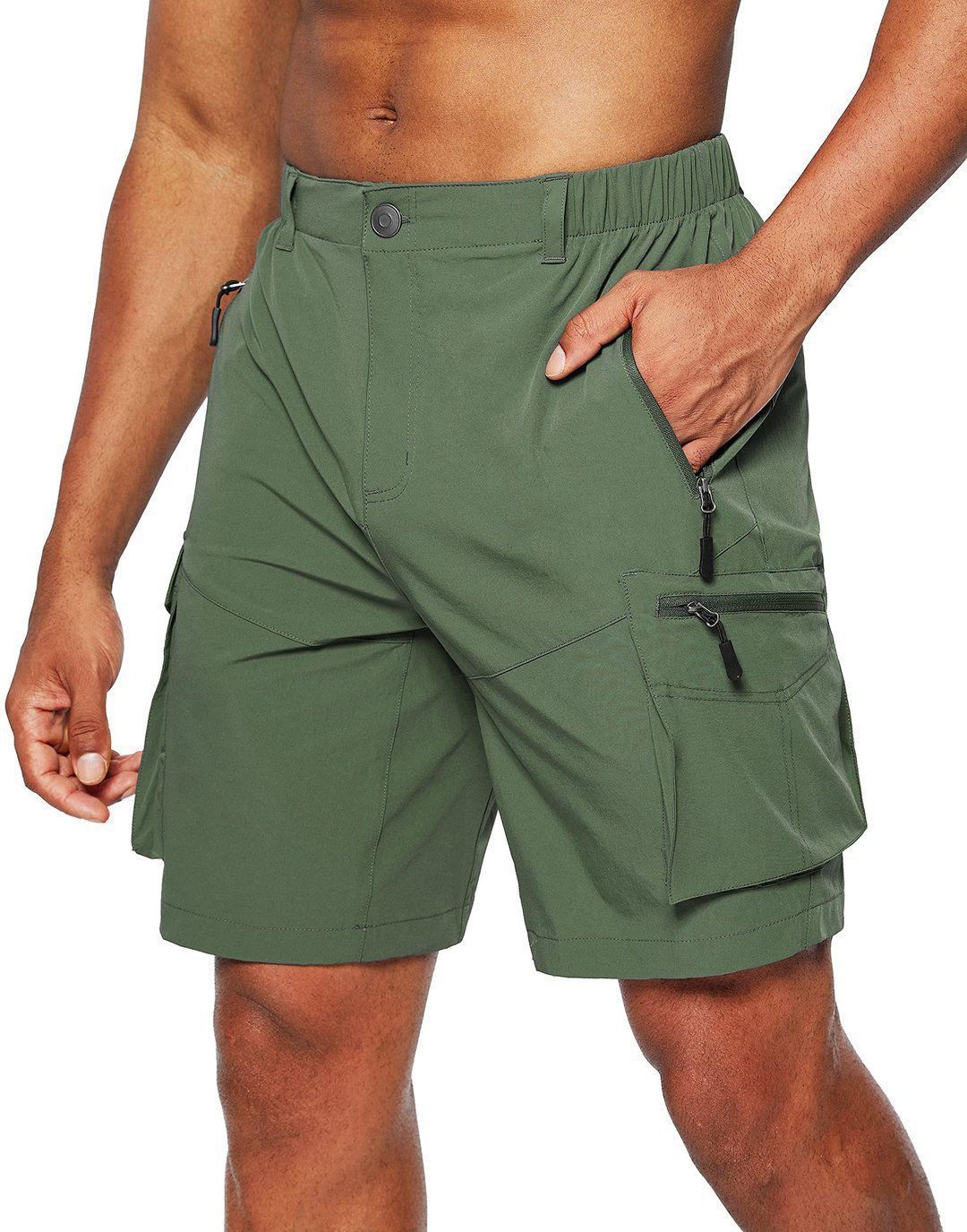 Mehrzweck-Cargoshorts mit vielen Taschen