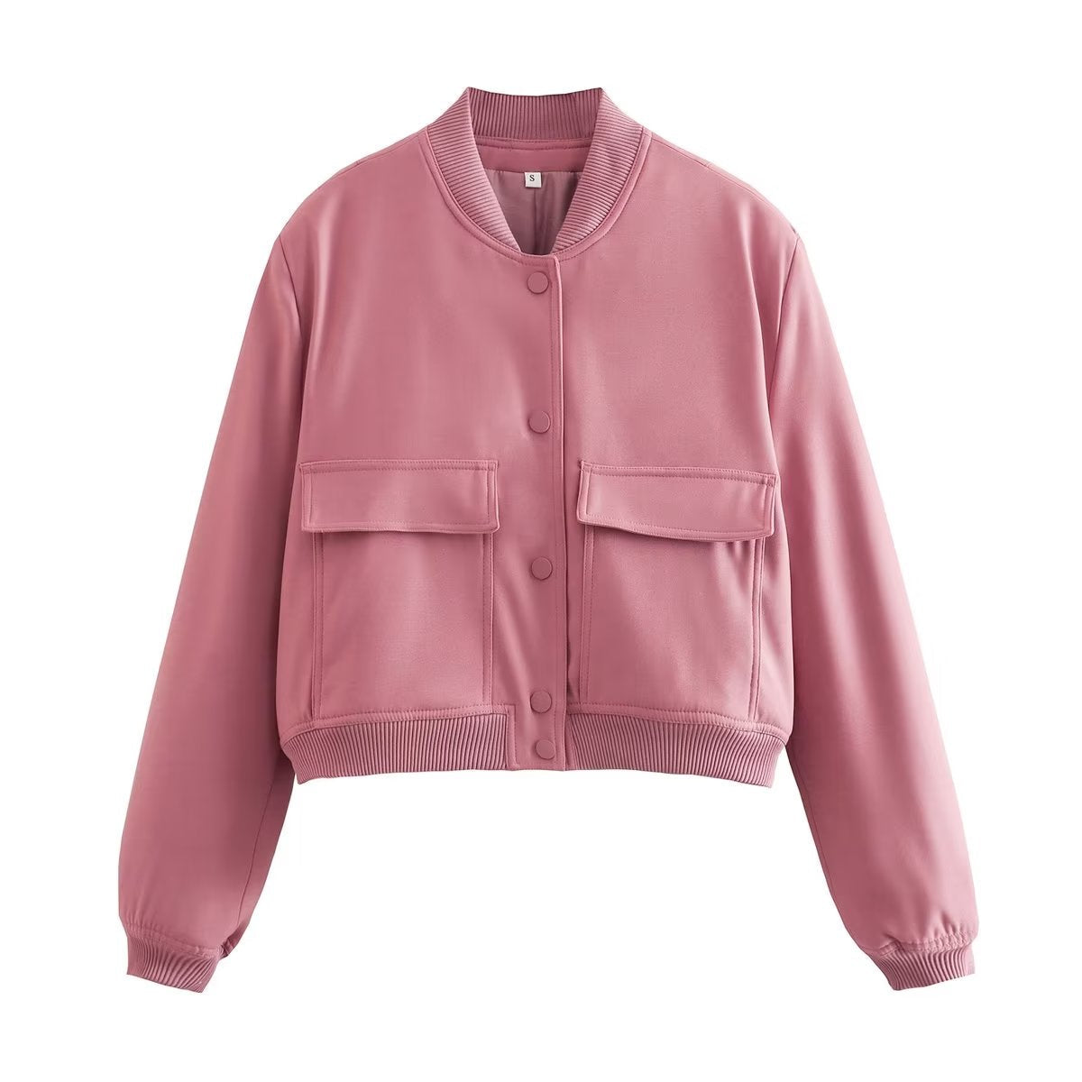 Women's Short Casual Bomber Jacket by WolffMode