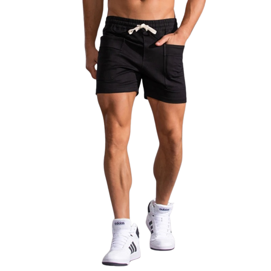 Bohemian Elastic-Waist WolffMode Shorts