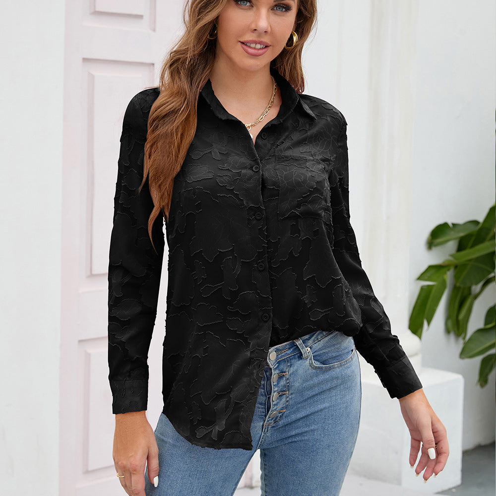 Romantisches Langarmshirt von WolffMode Spitzen - Elegante Ausführung