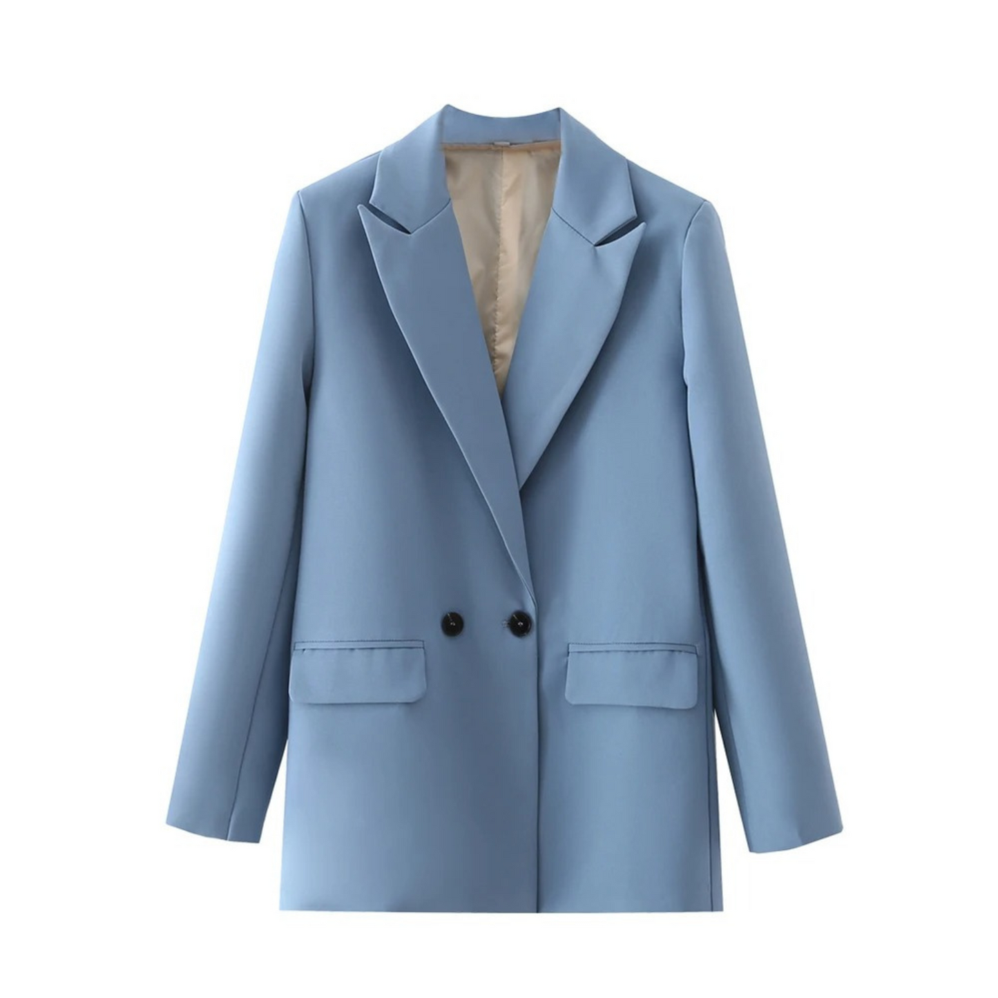 WolffMode Women's Double-Breasted Blazer