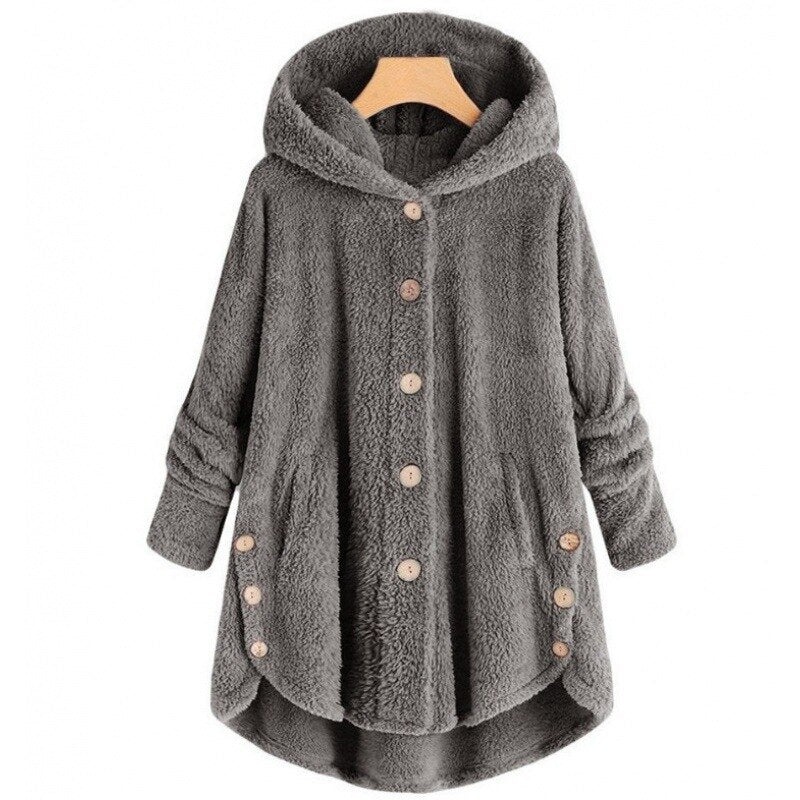 Warmer Wollmantel mit Kapuze für Damen von WOLFFMODE