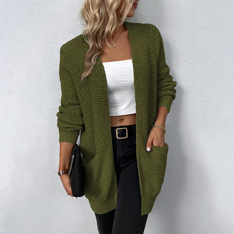 Stylish and Elegant WolffMode Overall Cardigan