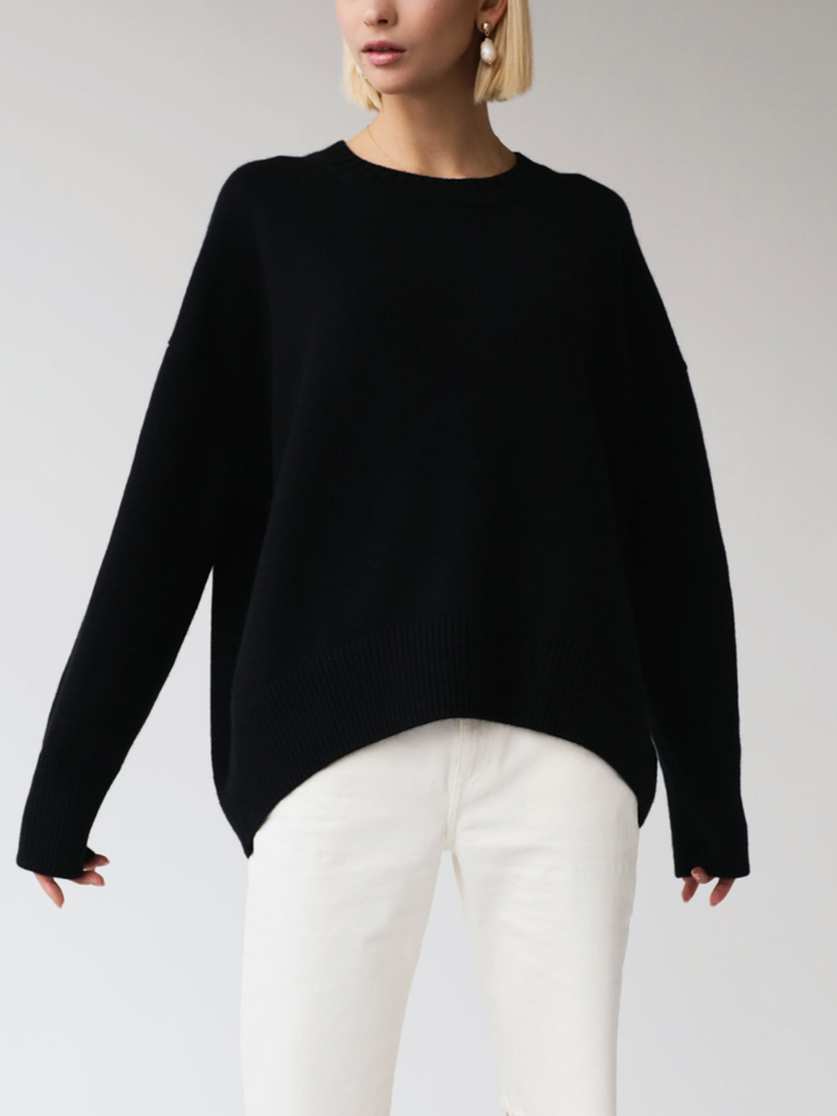 Modischer Oversize-Pullover für Damen von WOLFFMODE im Herbst-Look