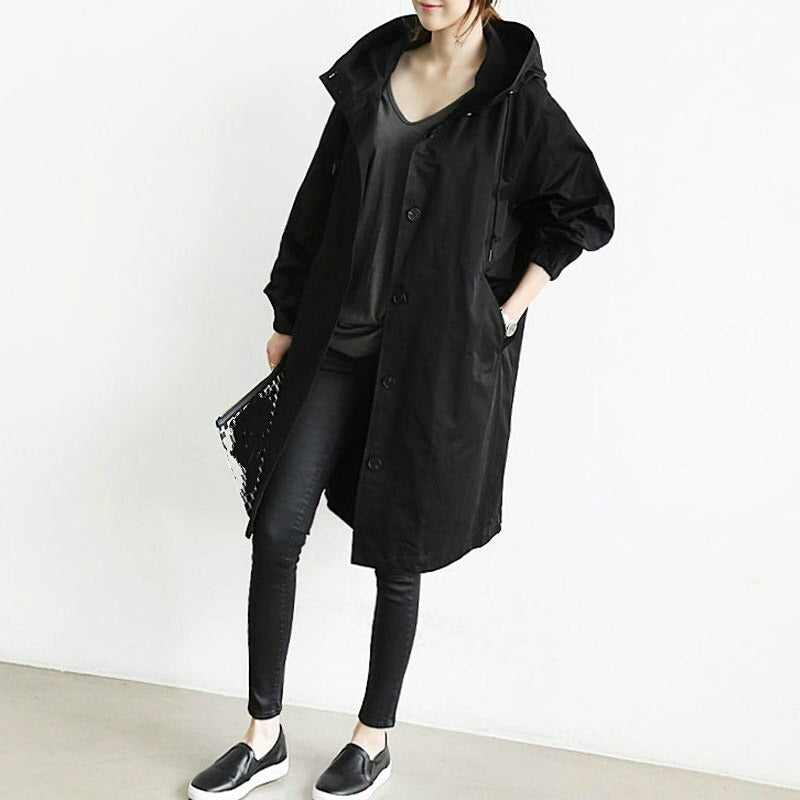 Wasserfester Trenchcoat im eleganten Design