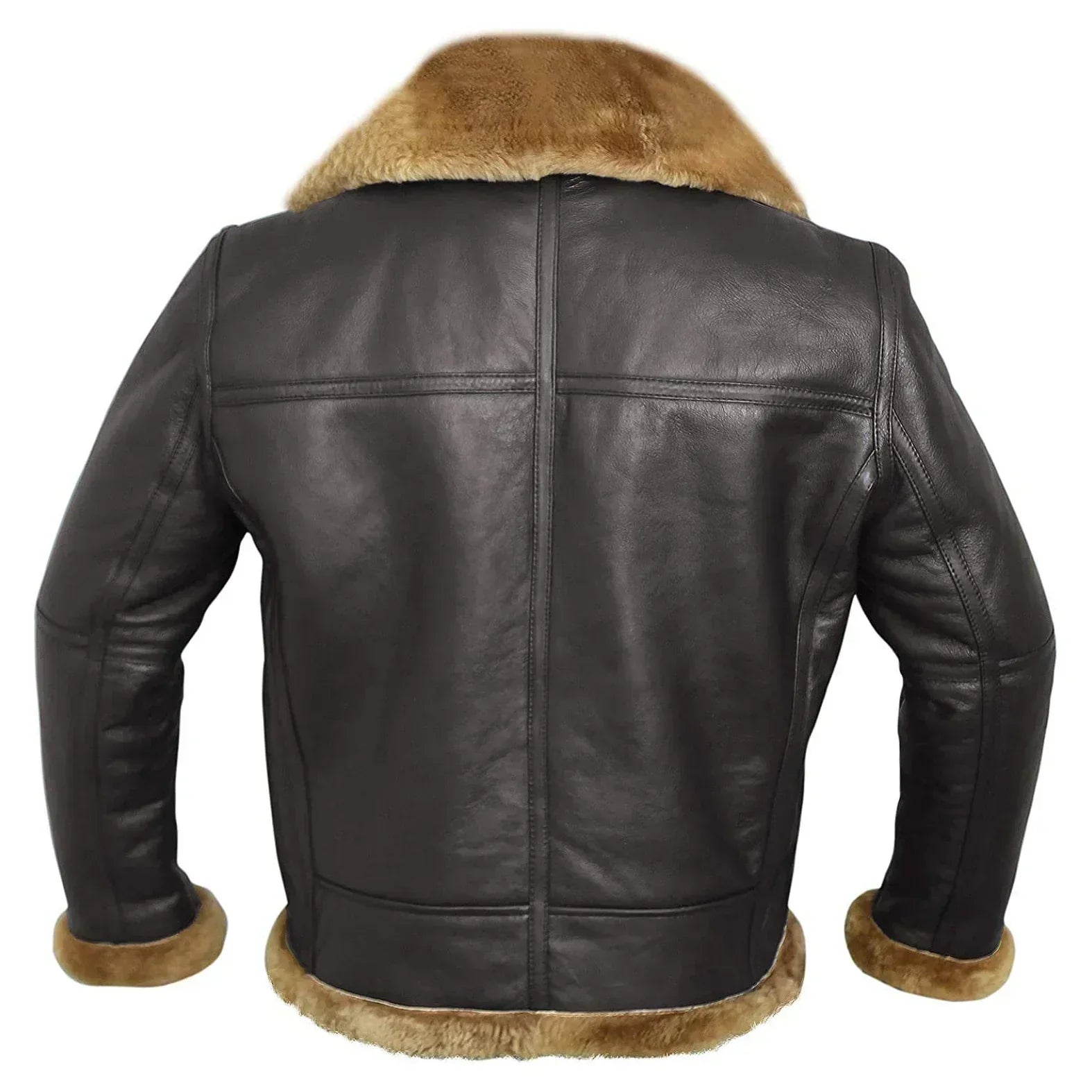 Shearling-gefütterte Ginger-Bomberjacke