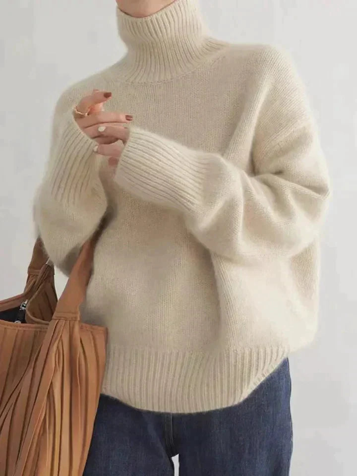 Linea Cashmere Turtleneck Sweater by WOLFFMODE