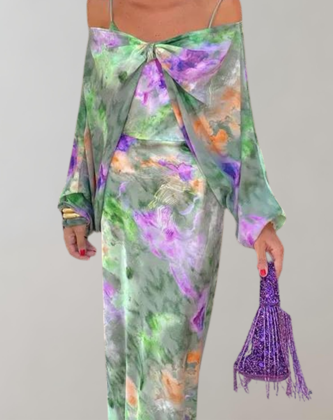 WolffMode Printed Lace Cocktail Dress: Colorful Evening Gown