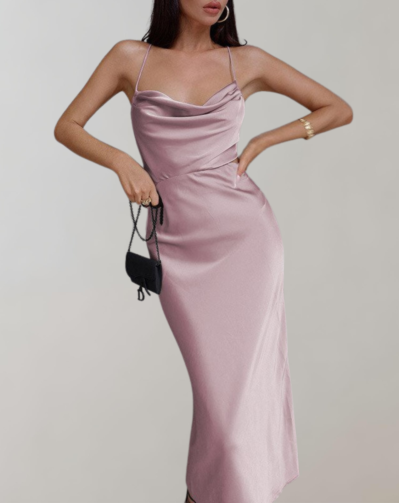 WolffMode Damen-Midikleid: Elegantes Schlauchkleid mit Spitze