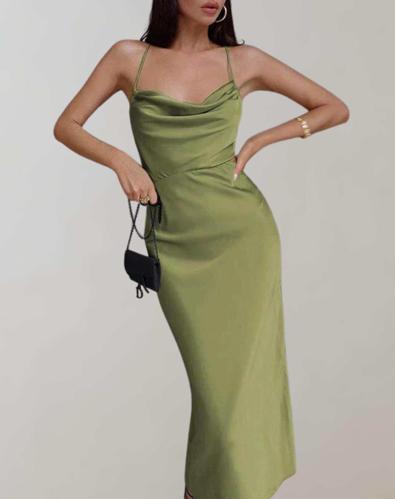 WolffMode Damen-Midikleid: Elegantes Schlauchkleid mit Spitze