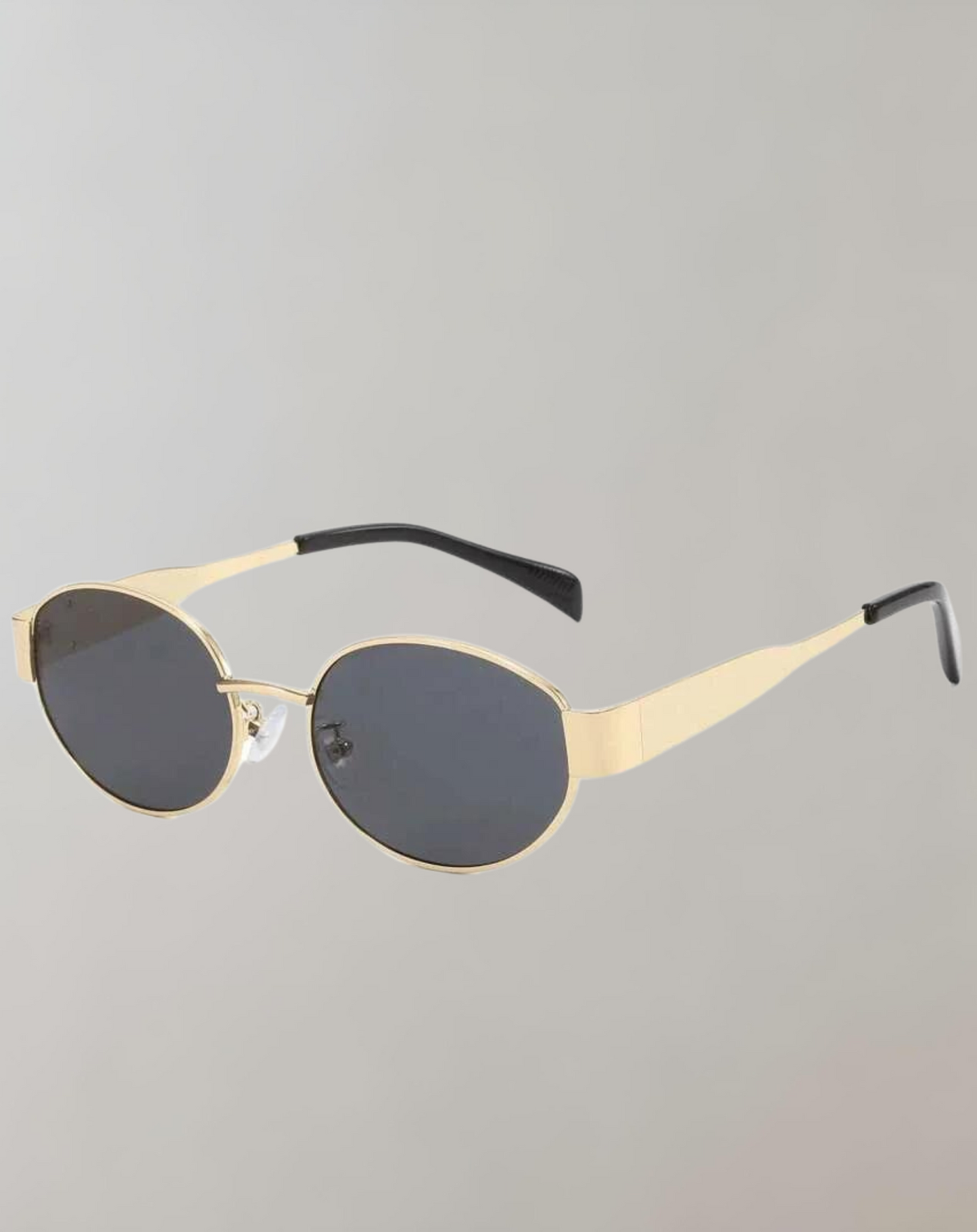 Women's Gold Vintage Retro Sunglasses by WolffMode