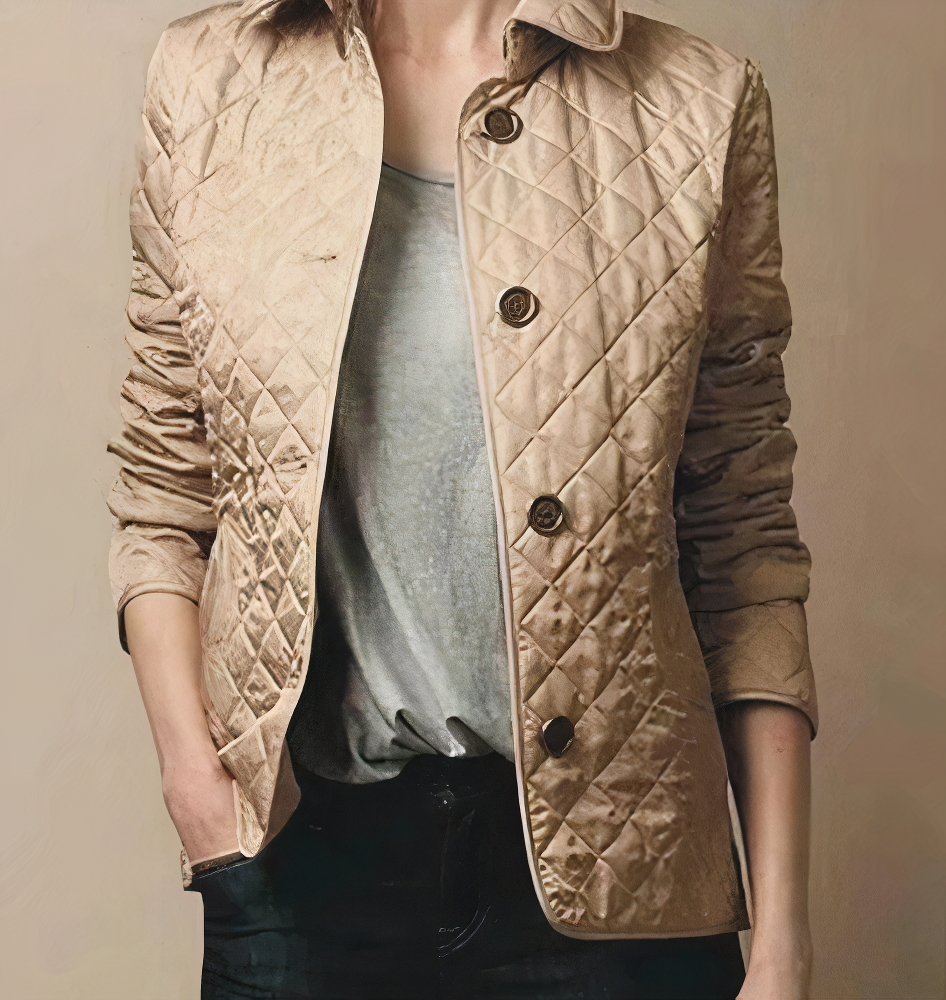 Women's Silk Cotton Jacket by WOLFFMODE