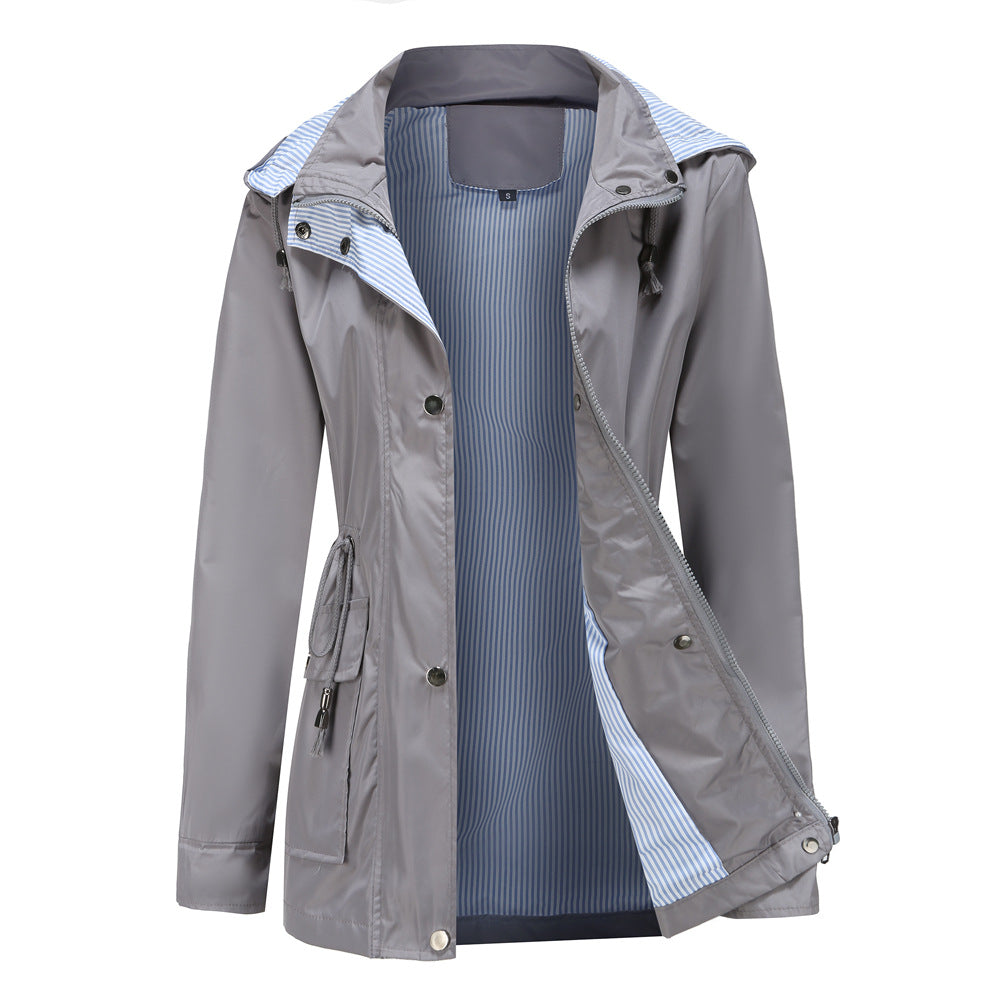 Die stylische, winddichte Jacke