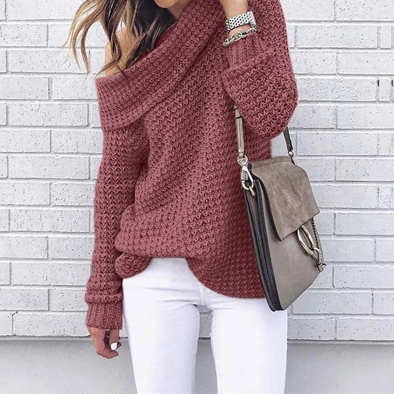 Autumn Off-the-Shoulder Sweater